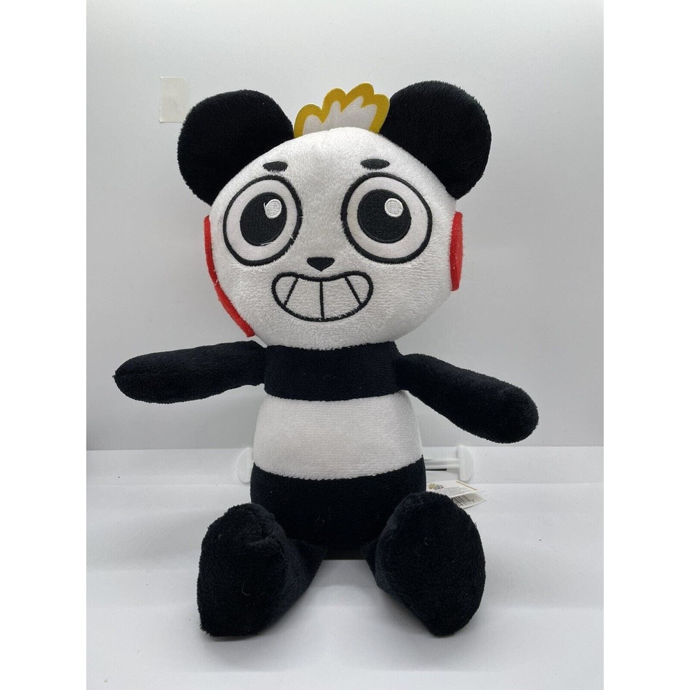 Ryans World Panda Plush 12" Pocket Watch Mystery Play Date HTF
